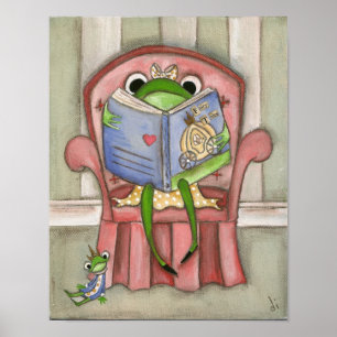 Grenouille à conte de fées - Impression d'art