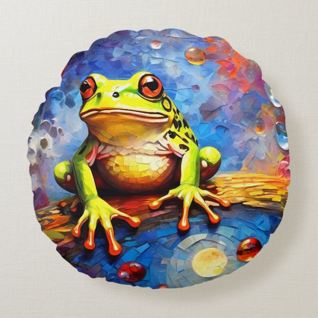 Grenouille à tarte du Costa Rica Jetez des coussin (Devant)