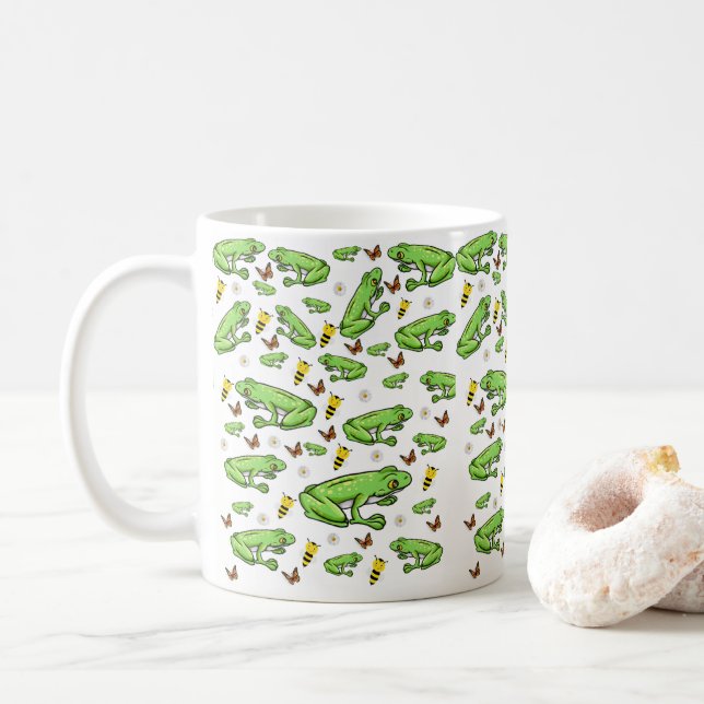 Grenouille Bumblebee Mug (Avec donut)