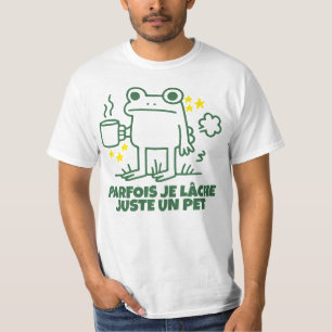 Grenouille Café Furz Lustiger Humor T-Shirt