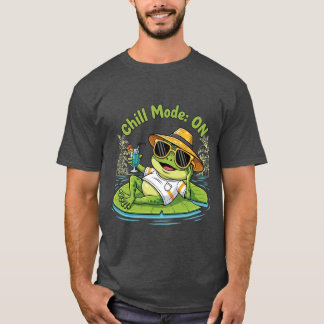 Grenouille Chill – T-Shirt aux Vibes Drôles et Dét