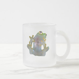 Grenouille en verre à l'intérieur d'une tasse