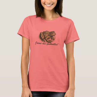 Grenouille française - T-shirt de grenouilles