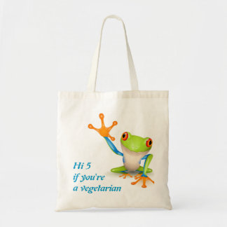 Grenouille Hi5 pour le sac végétarien