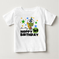 Grenouille Hoppy 1er Anniversaire T-shirts et cade