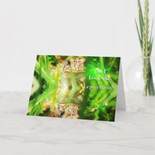 Grenouille Leprechaun - Carte de jour St. Patrick