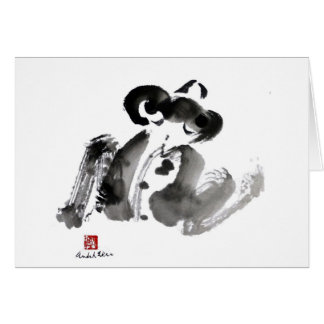 Grenouille, une peinture traditionnelle d'encre de
