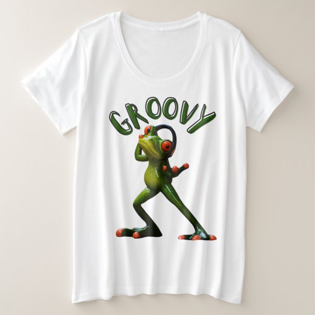 Grenouille verte super (Design devant)