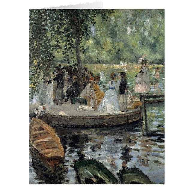 Grenouillere Renoir Impressionist Malerei Art (Vorderseite)