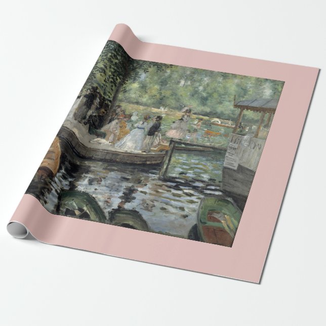 Grenouillere Renoir Impressionist Malerei Art Geschenkpapier (Ungerollt)