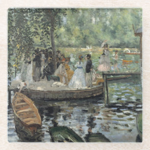 Grenouillere Renoir Impressionist Malerei Art Glasuntersetzer