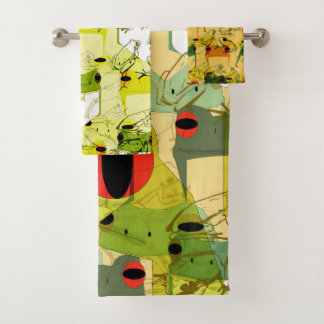 Grenouilles colorées