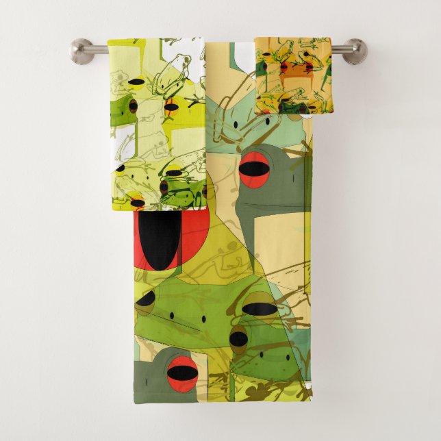 Grenouilles colorées (En situation)