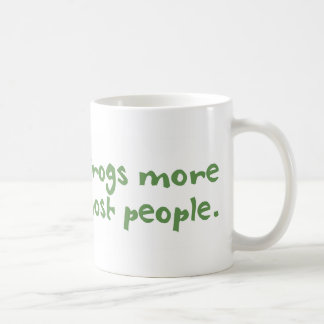 Grenouilles règle, tasse de bave de crapauds