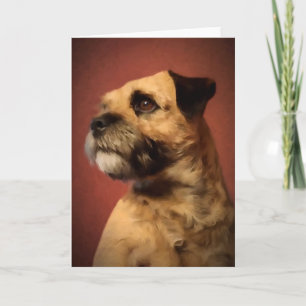 Grenz-Terrier-Grußkarte Karte