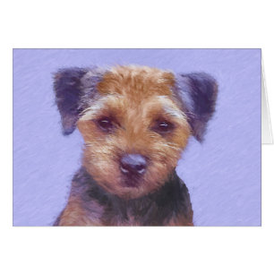 Grenz-Terrier-Malerei - Niedliche Original-Hunde-K