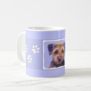 Grenz-Terrier-Malerei - Niedliche Original-Hunde-K Kaffeetasse