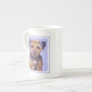 Grenz-Terrier-Malerei - Niedliche Original-Hunde-K Prozellantasse