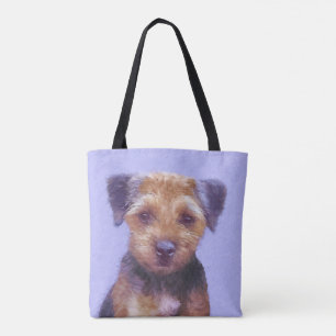 Grenz-Terrier-Malerei - Niedliche Original-Hunde-K Tasche