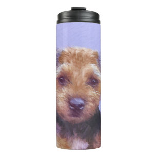 Grenz-Terrier-Malerei - Niedliche Original-Hunde-K Thermosbecher