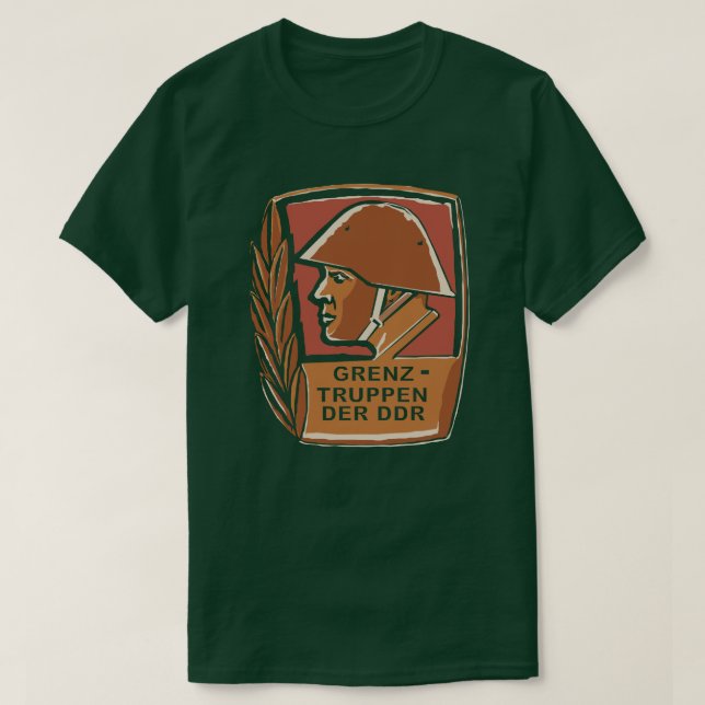 Grenzarbeitsplatz der DDR T-Shirt (Design vorne)