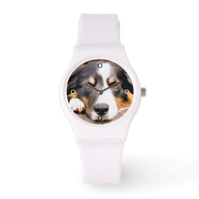 GRENZCOLLIE ARMBANDUHR (Vorderseite)
