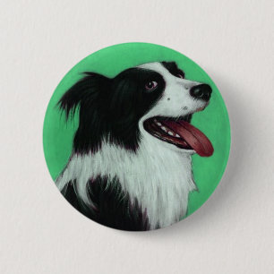 Grenzcollie-Button Button
