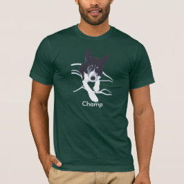 Grenzcollie-personalisierter Hundeshirt für Leute T-Shirt