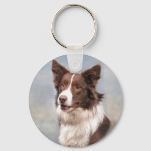Grenzcollie-Schlüsselanhänger Schlüsselanhänger