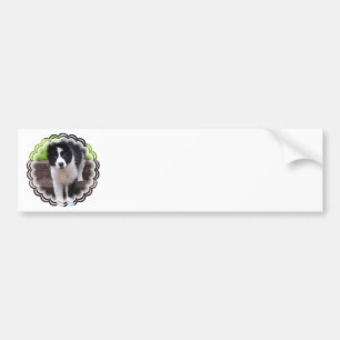 Grenzcollie-Welpen-Autoaufkleber Autoaufkleber