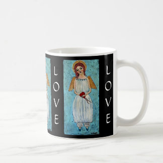 Grenze durch Liebe-Engel Kaffeetasse