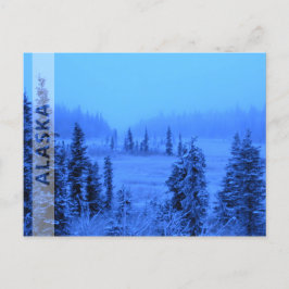 Grenze für Ihr Alaskan-Ferien-Foto Postkarte
