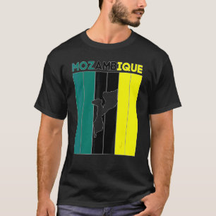 Grenzen des Landes Mosambik T-Shirt