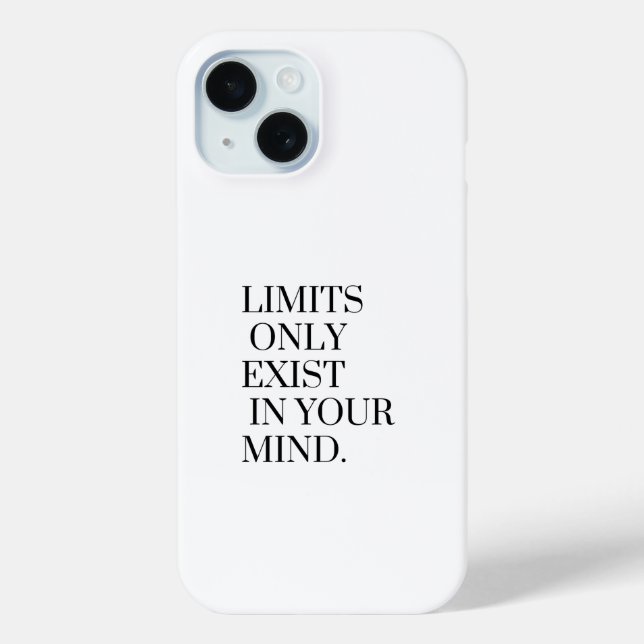 Grenzen existieren nur in Ihrem Geist Case-Mate iPhone Hülle (Rückseite)