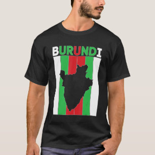 Grenzen von Burundi T-Shirt