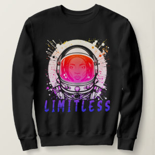 Grenzenlose Astronautin Damen Sweatshirt