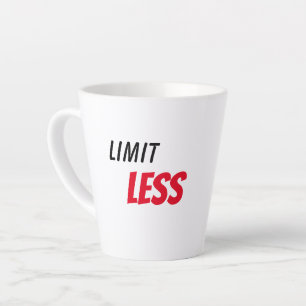 Grenzenlose aufmunternde positive Fokussierung Ein Milchtasse