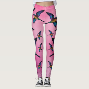 Grenzenloser Wanderer: Multicfarbener Swift Bird Leggings