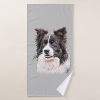Grenzfarbhund Badehandtuch