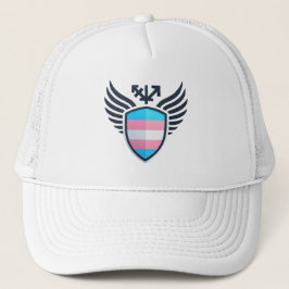 Grenzflächenbegrenzung für das Trans-Flaggen Truckerkappe