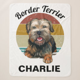 Grenzgebiet Terrier Custom Sherpa Blanket Sherpadecke