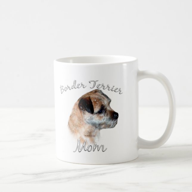 Grenzgebiet Terrier Mama 2 Kaffeetasse (Rechts)