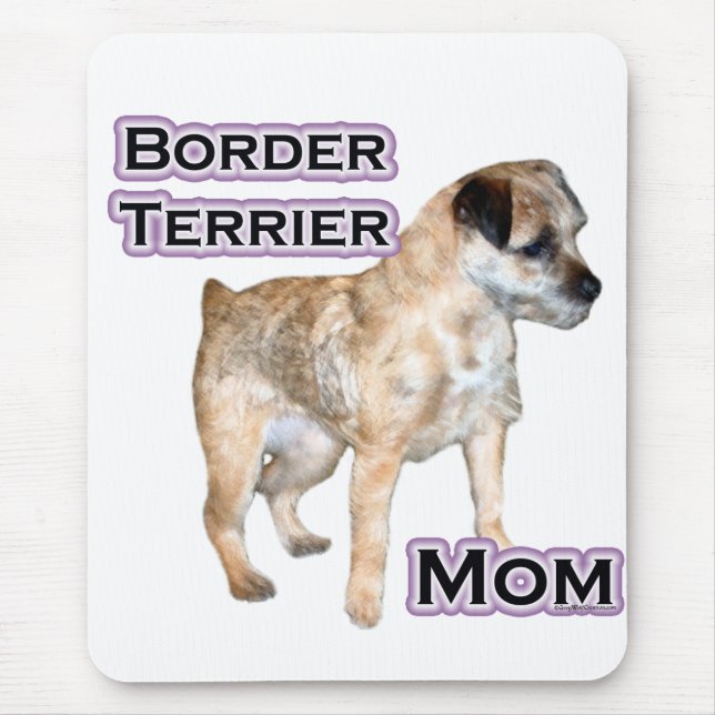 Grenzgebiet Terrier Mama 4 Mousepad (Vorne)