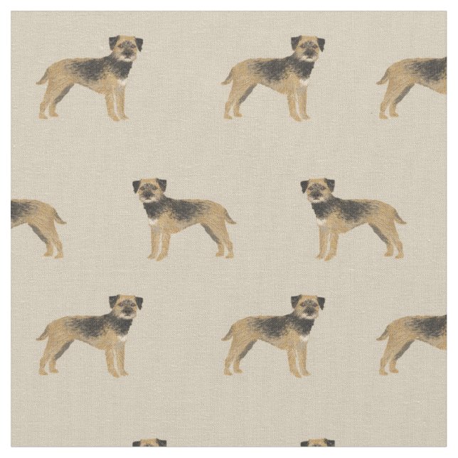 Grenzhunde Stoff (Nahaufnahme)