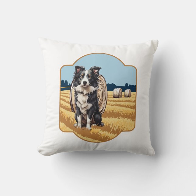 Grenzkollie in der Landwirtschaft Kissen (Vorderseite)