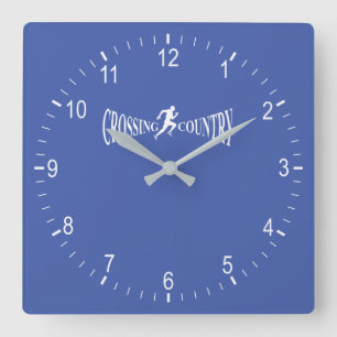 Grenzland Quadratische Wanduhr