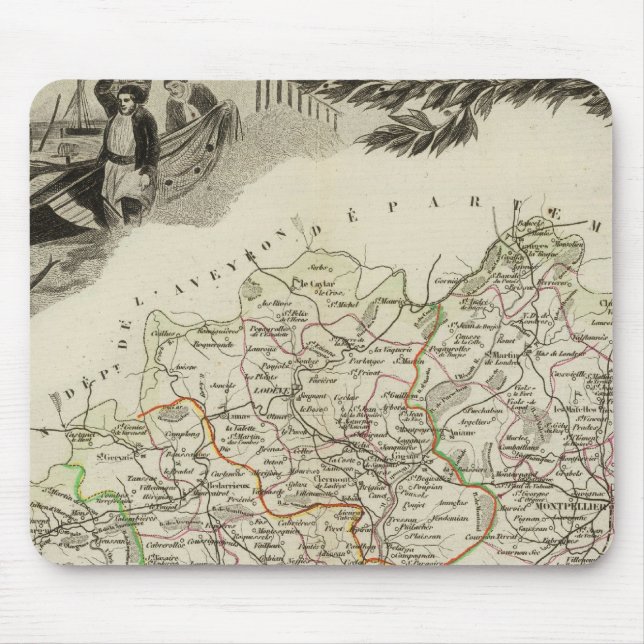 Grenzlinien Mousepad (Vorne)