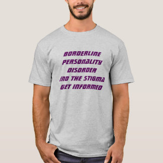 Grenzlinien-Persönlichkeitsstörungs-kurze Hülse T-Shirt