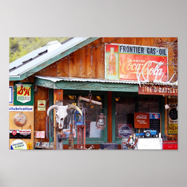 Grenzöl und Gas Poster (Vorne)