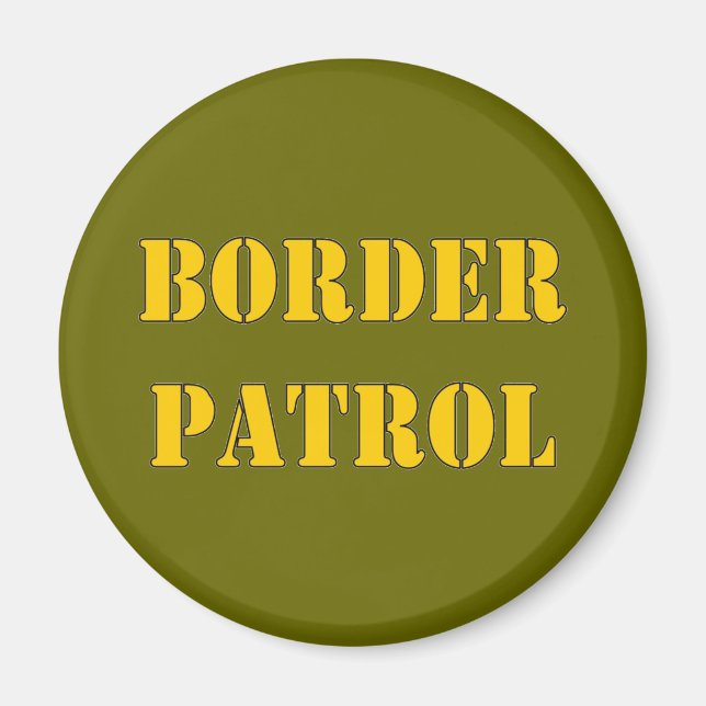 GRENZPATROL MAGNET (Vorne)